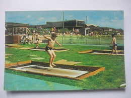 S10 Postcard Aberavon - The Trampoline Playground - 1973 - Glamorgan