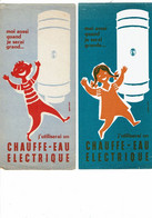 2 Buvard CHAUFFE EAU électrique Electricite Quand Je Serai Grand Grande  Dessin Jean Cayré - Electricity & Gas