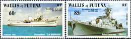 256592 MNH WALLIS Y FUTUNA 1981 BARCOS DE GUERRA Y VIGILANCIA - Used Stamps