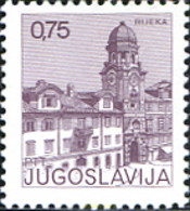 294278 MNH YUGOSLAVIA 1976 SERIE BASICA. TURISMO. VISTA DE RIJEKA - Collections, Lots & Séries