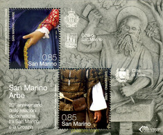 295987 MNH SAN MARINO 2012 20 ANIVERSARIO DE LAS RELACIONES DIPLOMATICAS DE SAN MARINO Y CROACIA - Used Stamps