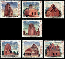 INDIA 2020 Terracotta Temples Of India 7v SET MNH - Altri & Non Classificati