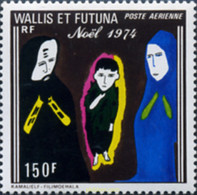308086 MNH WALLIS Y FUTUNA 1974 NAVIDAD - Usados