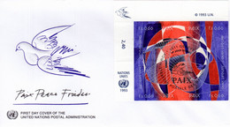 ONU GENEVE " PAIX / COLOMBE DE LA PAIX " Sur Enveloppe 1er Jour FDC .Parfait état. FDC - Duiven En Duifachtigen