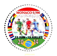 326173 MNH MONACO 2014 COPA DEL MUNDO DE FUTBOL - BRASIL 2014 - Autres & Non Classés