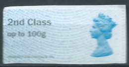 GROSBRITANNIEN GRANDE BRETAGNE GB 2014 POST&GO MACHIN MA13 LIGHT BLUE 2Nd Class Up To 100g USED PAPER SG FS 93 YT TD 46 - Post & Go (distribuidores)