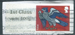 GROSBRITANNIEN GRANDE BRETAGNE GB 2015 POST&GO HERALDIC BEASTS:FALCON1ST CLASS Up To 100g PAPER SG FS129 MI AT91  YT D90 - Post & Go (distribuidores)