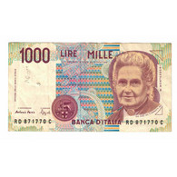 Billet, Italie, 1000 Lire, Undated (1994), KM:114b, TB - 1000 Lire