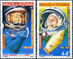 348764 MNH WALLIS Y FUTUNA 1981 20 ANIVERSARIO DEL PRIMER HOMBRE EN EL ESPACIO - Oblitérés