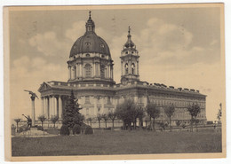 18547 " TORINO-REALE BASILICA DI SUPERGA "-SPEDITA DA BALDO SCASSELLATI SFORZOLINI-VERA FOTO-CART. POST. SPED. 1939 - Churches