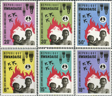 355386 MNH RUANDA 1966 PROTESTA CONTRA LAS ARMAS NUCLEARES - 1962-1969