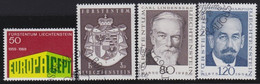 Liechtenstein   .   Y&T   .   454/457      .     O    .    Gestempelt .   /   .    Oblitërë - Used Stamps