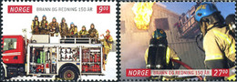 264364 MNH NORUEGA 2011 150 ANIVERSARIO DEL CUERPO DE BOMBEROS DE NORUEGA - Used Stamps