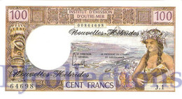 NEW HEBRIDES 100 FRANCS 1977 PICK 18d UNC - New Hebrides