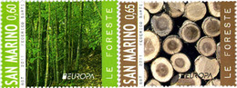 261868 MNH SAN MARINO 2011 EUROPA CEPT 2011 - AÑO INTERNACIONAL DE LOS BOSQUES - Used Stamps