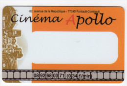 FRANCE CARTE CINEMA APOLLO PONTAULT-COMBAULT - Movie Cards