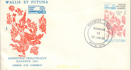 574267 MNH WALLIS Y FUTUNA 1983 EXPOSICION FILATELICA INTERNACIONAL-BANGKOK-1983 - Usados