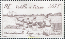 575250 MNH WALLIS Y FUTUNA 2010 PESCA TRADICIONAL - Gebraucht