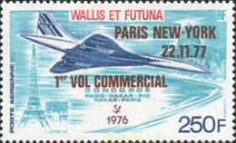 575568 MNH WALLIS Y FUTUNA 1977 PRIMER VUELO CONCORDE PARIS-NUEVA YORK - Oblitérés