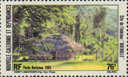 584280 MNH NUEVA CALEDONIA 1983 POBLADO INDIGENA - Gebraucht