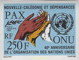 638208 MNH NUEVA CALEDONIA 1985 40 ANIVERSARIO DE LA ONU - Gebraucht