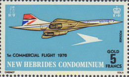 679101 MNH NUEVAS HEBRIDAS 1976 CONCORDE - Lots & Serien