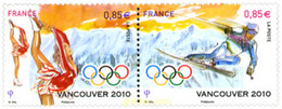 242807 MNH FRANCIA 2010 21 JUEGOS OLIMPICOS INVIERNO VANCOUVER 2010 - Winter 2010: Vancouver