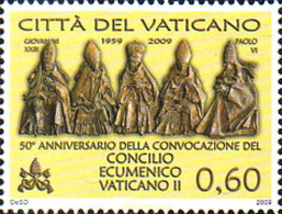 240359 MNH VATICANO 2009 50 ANIVERSARIO DEL CONSEJO EUNEMICO VATICANO II - Used Stamps