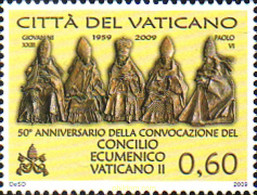 240359 MNH VATICANO 2009 50 ANIVERSARIO DEL CONSEJO EUNEMICO VATICANO II - Gebruikt