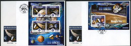 Sierra Leone 2015, NASA's Missions, 4val In BF +BF In 2FDC - Afrika