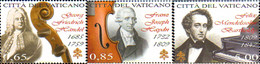 236143 MNH VATICANO 2009 DIA DE LA MUSICA - Gebruikt