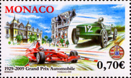 226961 MNH MONACO 2009 80 ANIVERSARIO DEL PRIMER GRAN PREMIO DE AUTOMOVILISMO - Sonstige & Ohne Zuordnung