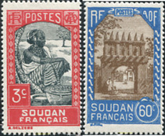 674339 HINGED SUDAN FRANCES 1939 SELLOS DEL 1931-38 SOBRECARGADOS - Other & Unclassified