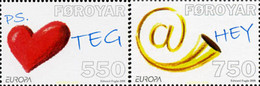 215702 MNH FEROE 2008 EUROPA CEPT 2008 CARTAS - Other & Unclassified