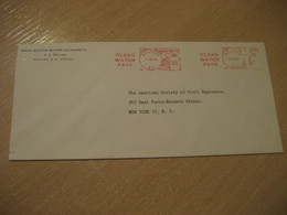 HALIFAX 1967 Clean Water Pays Nova Scotia Authority Eau Meter Mail Cancel Cover CANADA Environment Energy Energie - Water