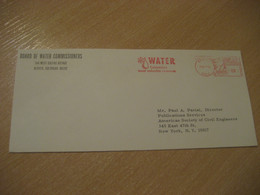 DENVER 1973 Water Colorado's Most Valuable Resource Eau Meter Mail Cancel Cover USA Environment Energy Energie - Water