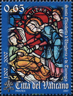 210956 MNH VATICANO 2007 SANTA ISABEL DE HUNGRIA - Oblitérés