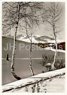 Wintermorgen In Obersaxen Mit Valgrondagruppe - 611 - Old Postcard - 1938 - Switzerland - Used - Obersaxen