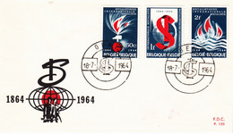 Belgie - Belgique : OCB Nr FDC 1290 - 1292  (zie  Scan) - 1951-1960