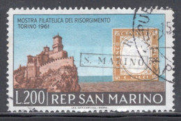 San Marino 1961 Single Stamp From The Italian Union Set In Fine Used - Gebraucht