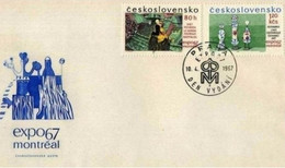 CECOSLOVACCHIA - 10 4 1967 FDC EXPO MONTREAL - 1967 – Montreal (Canada)