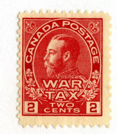 1657 Canada 1915 Scott MR2 M* ( Cat.$40. Offers Welcome! ) - Impôts De Guerre