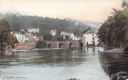 CPA Royaume Uni - Pays De Galles - Denbighshire - LLangollen Bridge - 5th Woner Of Wales - Minshall Thomas & Co. - Denbighshire