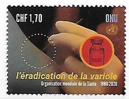 Nations Unies - ONU - 2020 - Office De GENEVE - Yvert** 1087 - Eradication De La Variole - - Unused Stamps
