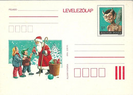 3528d Hungary Postcard Celebration Christmas Santa Claus Unused - Covers & Documents