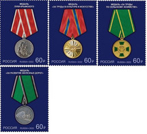 2022 Russia State Awards Of The Russian Federation - Medals MNH - Unused Stamps