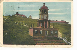 57205) Canada Old Town Clock Citadel Hill Halifax Censor Postmark Cancel 1940 - Halifax
