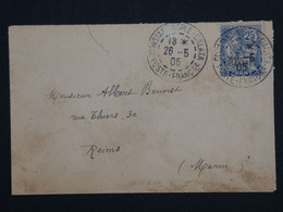 ¤ 21 LEVANT TURQUIE  BELLE LETTRE 1905 CONSTANTINOPLE A REIMS FRANCE  + + AFFR. PLAISANT - Lettres & Documents