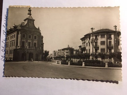 Cpsm, écrite, Timbre, ESPAGNE Pampelune Pamplona Plaza Del General Mola Y Avenida Del Generalisimo, éd Garrabella - Guipúzcoa (San Sebastián)