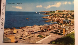 CPSM, MALTE, Tigne Beach MALTA, Non écrite, éd The ABC Library - Rotalfoto - Malta